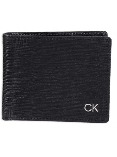 Calvin Klein Men's RFID Blocking Leather Bifold Wallet - Black